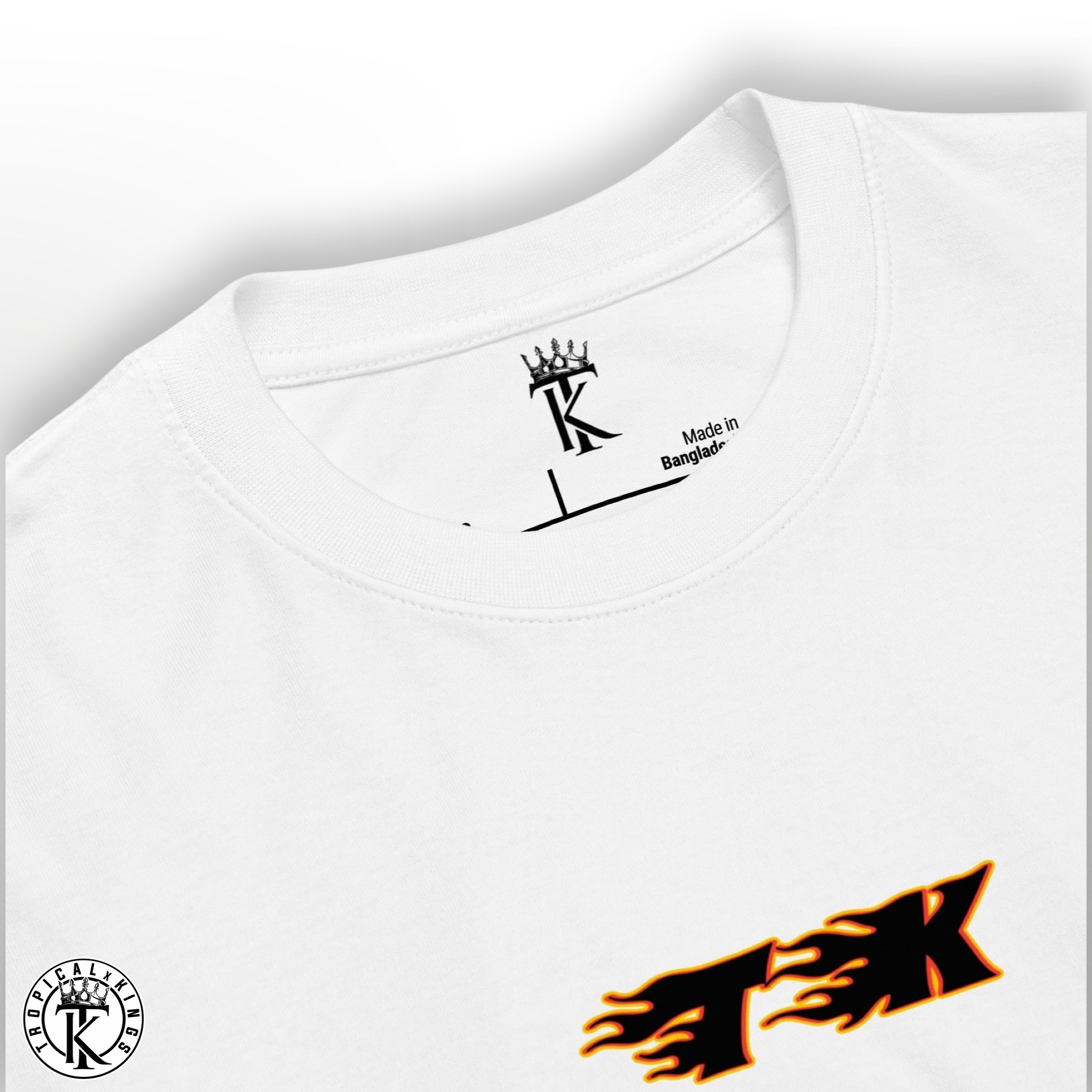 TropicalxKings Flames premium t-shirt - Tropicalxkings 