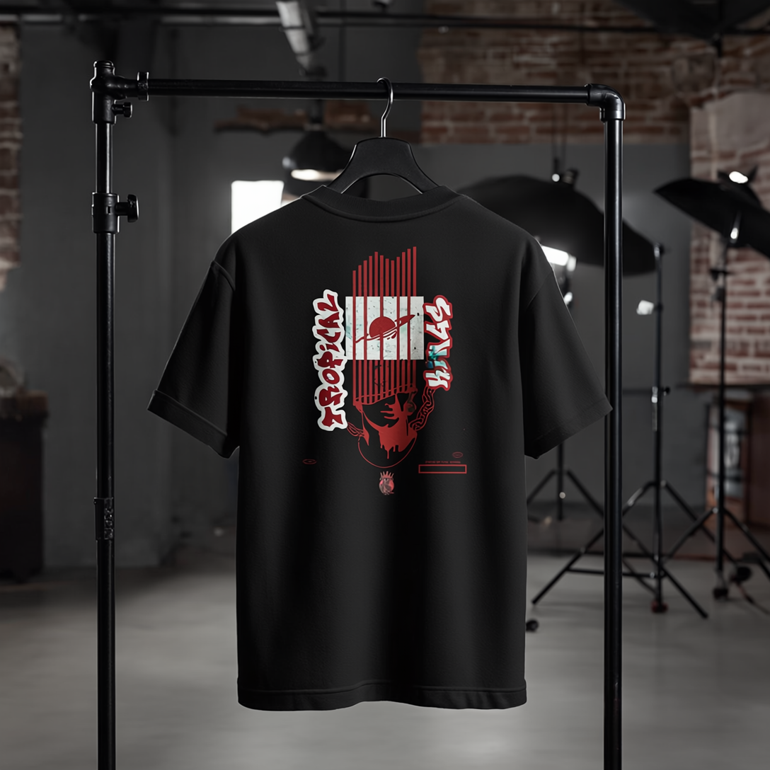 TropicalxKings ‘Unchained’ boxy tee - Tropicalxkings 